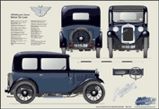 Austin Seven Saloon De Luxe 1933-34